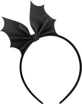 Bat Wings Headbands for Women Girl Costume Black Devil Horns Headband Cosplay Bat Costume Hair Accessories