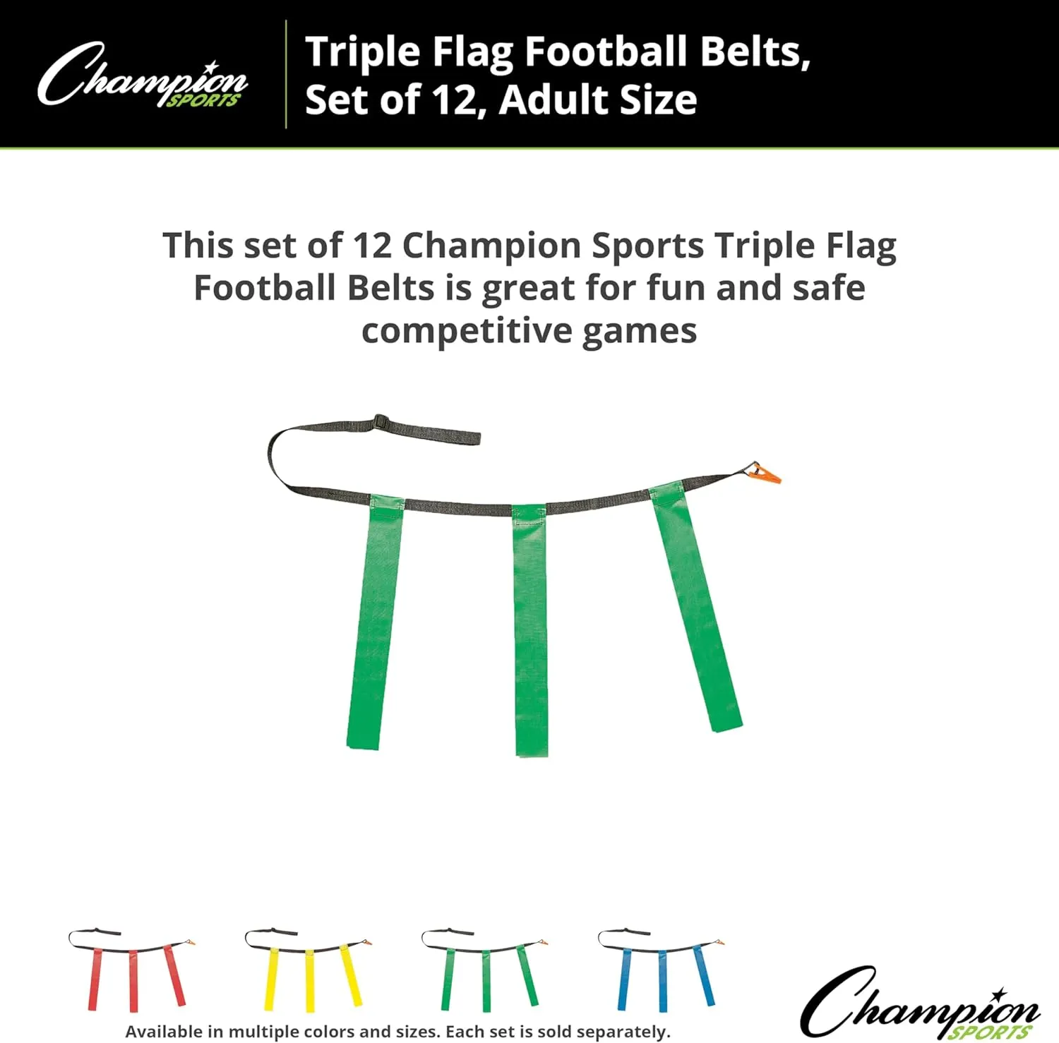 Champion Sports unisex-adult Flag Football Set