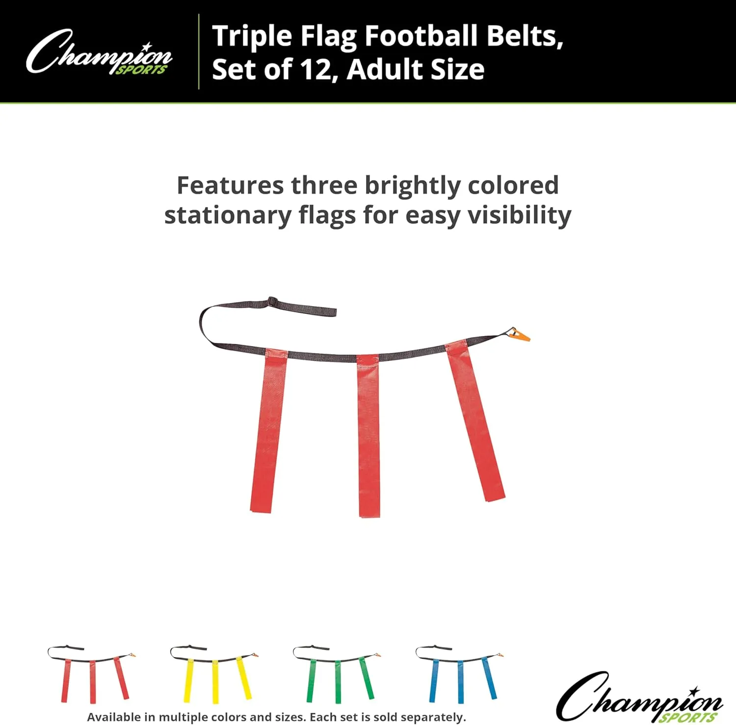 Champion Sports unisex-adult Flag Football Set