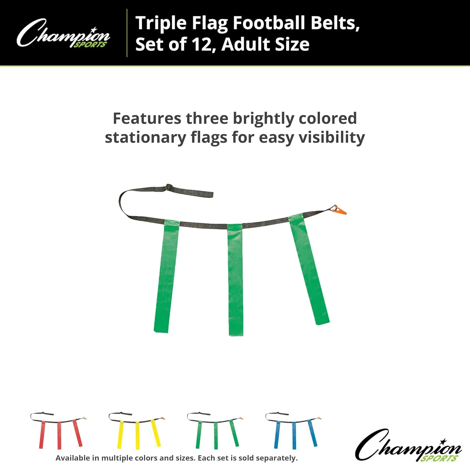 Champion Sports unisex-adult Flag Football Set