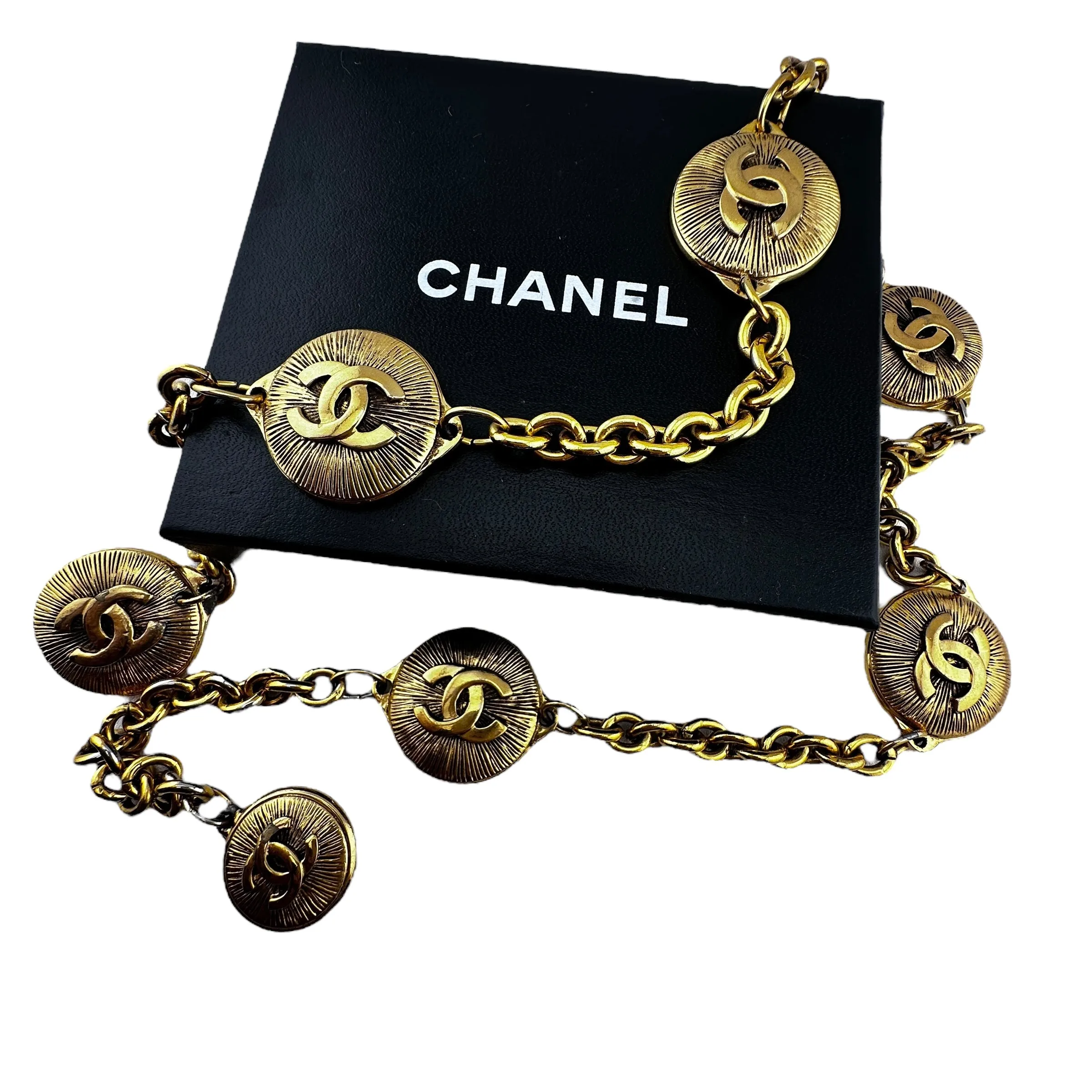 CHANEL Medallion Chain Belt