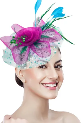 Fascinators Hat for Women Tea Party Headband Flower