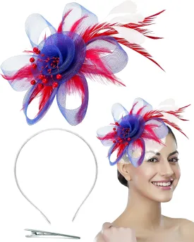 Fascinators Hat for Women Tea Party Headband Flower
