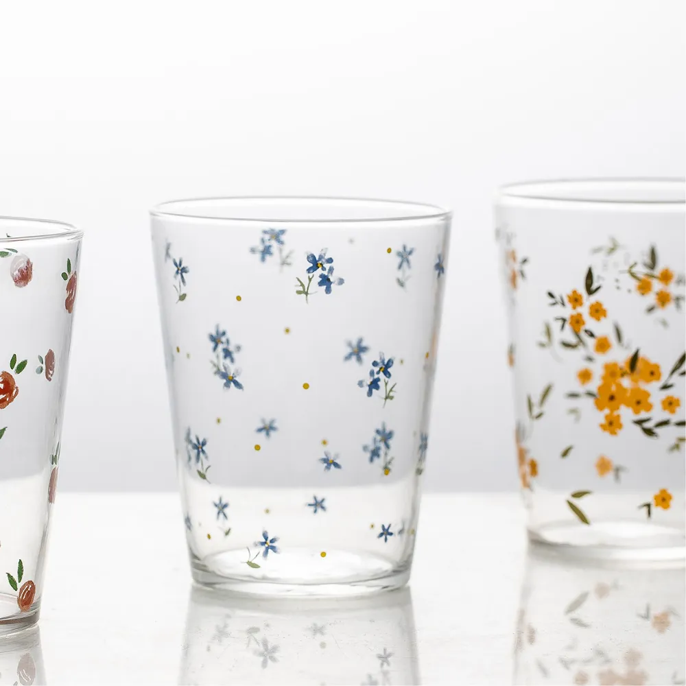 Floral Glasses