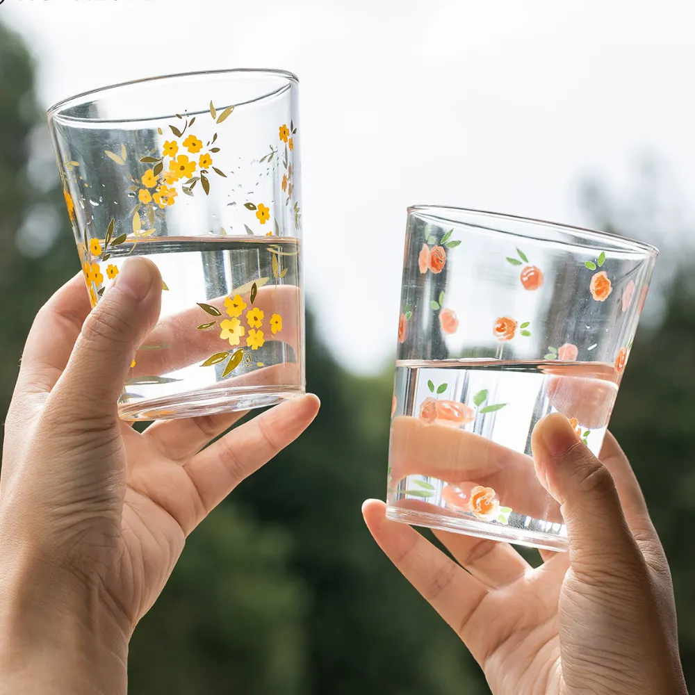 Floral Glasses