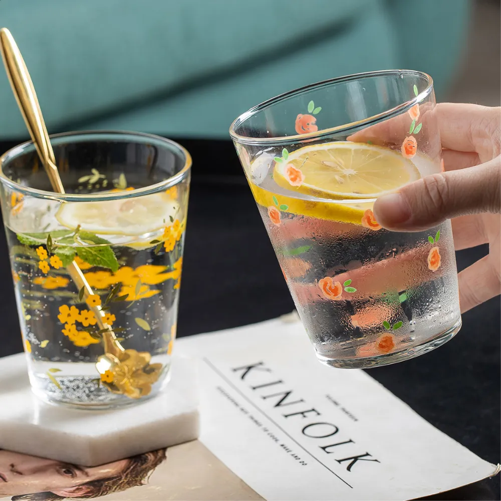 Floral Glasses