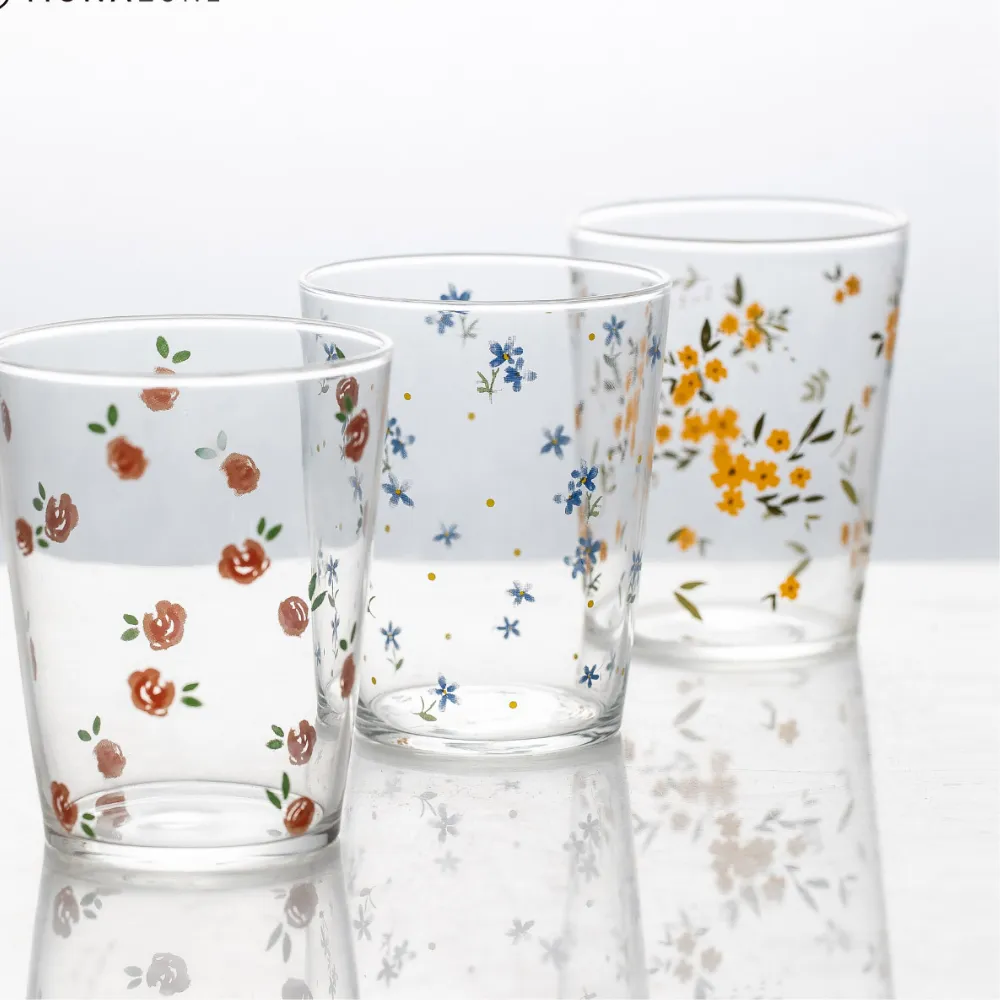 Floral Glasses