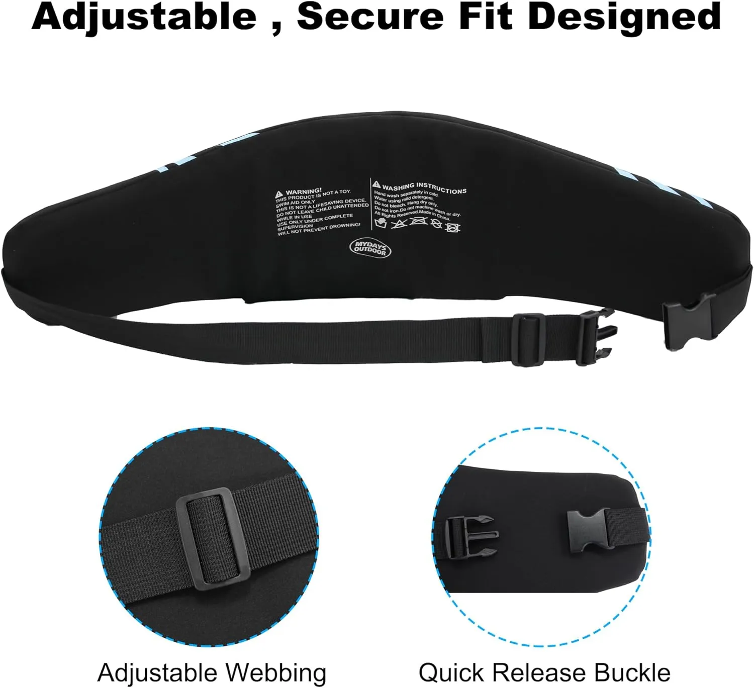 Flotation Swim Belt for Adults,Pool Exercise Equipment for Adults,Fitness Deluxe,Flotation Swimming Belt,Pool Weights for Water Exercise,Water Aerobic Equipment
