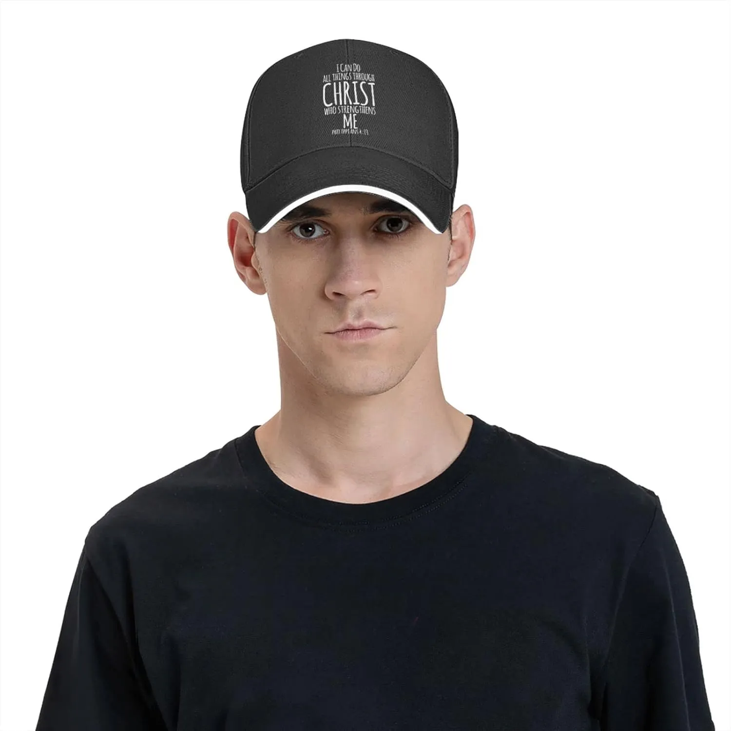 I Can Do All Things Through Christ, Christian God Baseball Caps Men Women Ball Hat Adjustable Trucker Hat Cowboy Hat