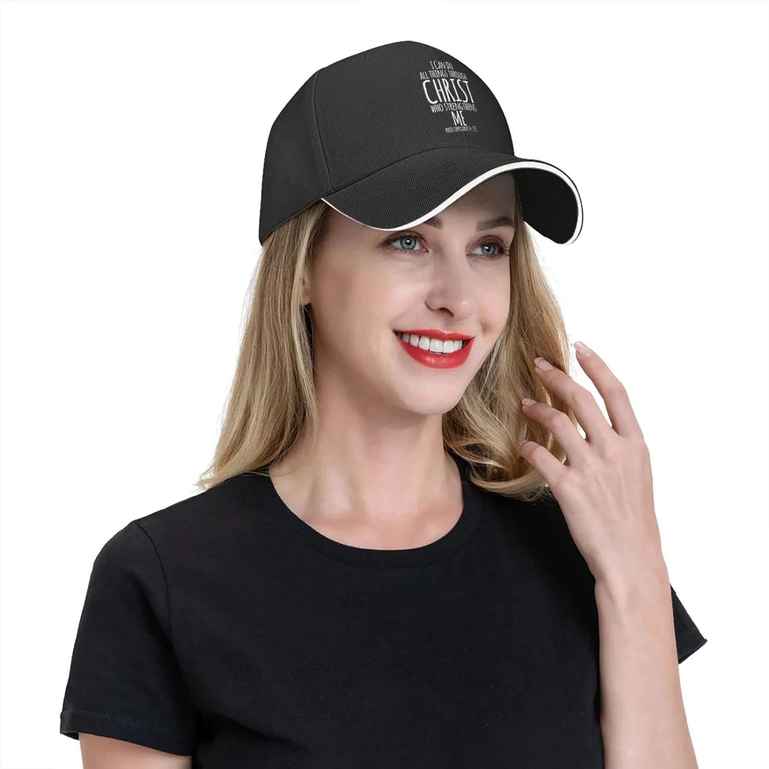 I Can Do All Things Through Christ, Christian God Baseball Caps Men Women Ball Hat Adjustable Trucker Hat Cowboy Hat
