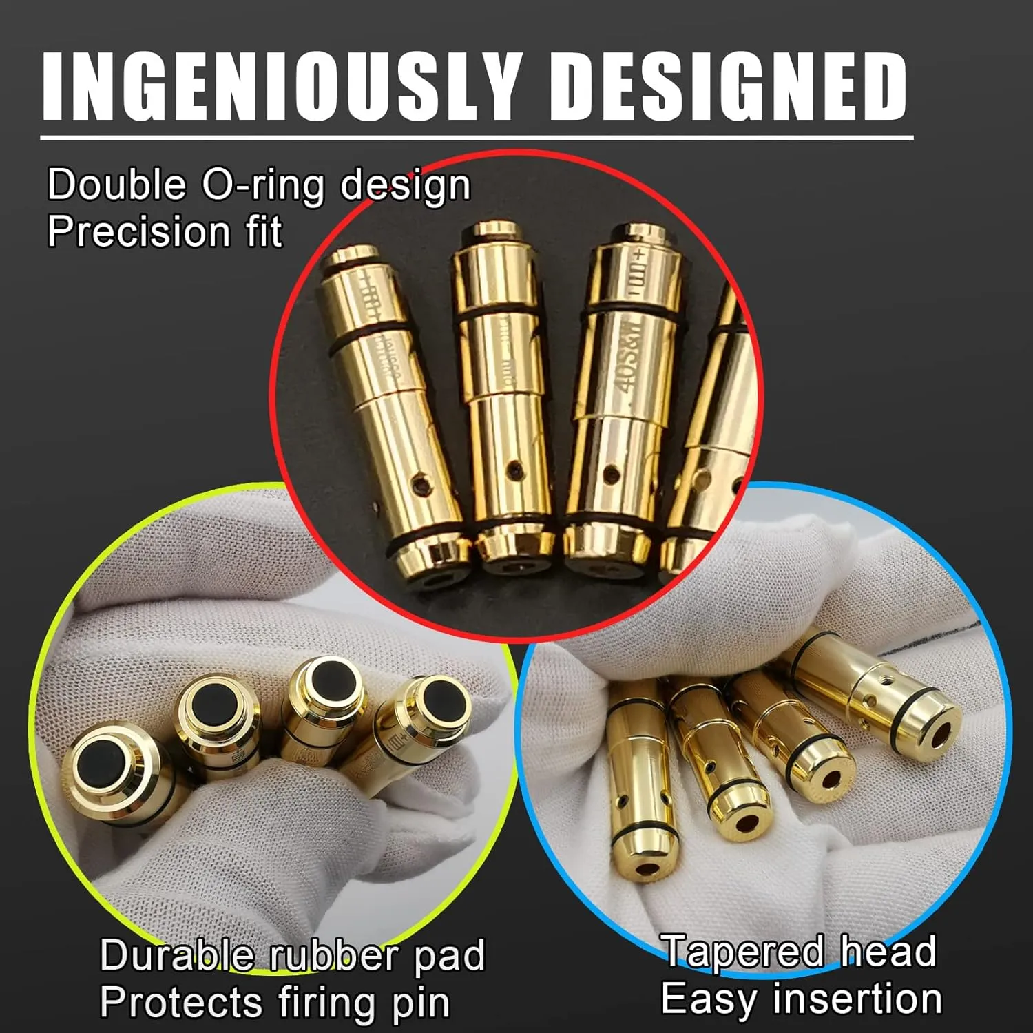 Laser Training Cartridge/Laser Target Suitable for Dry Fire Training, Laser Bullet with Spare Accessories