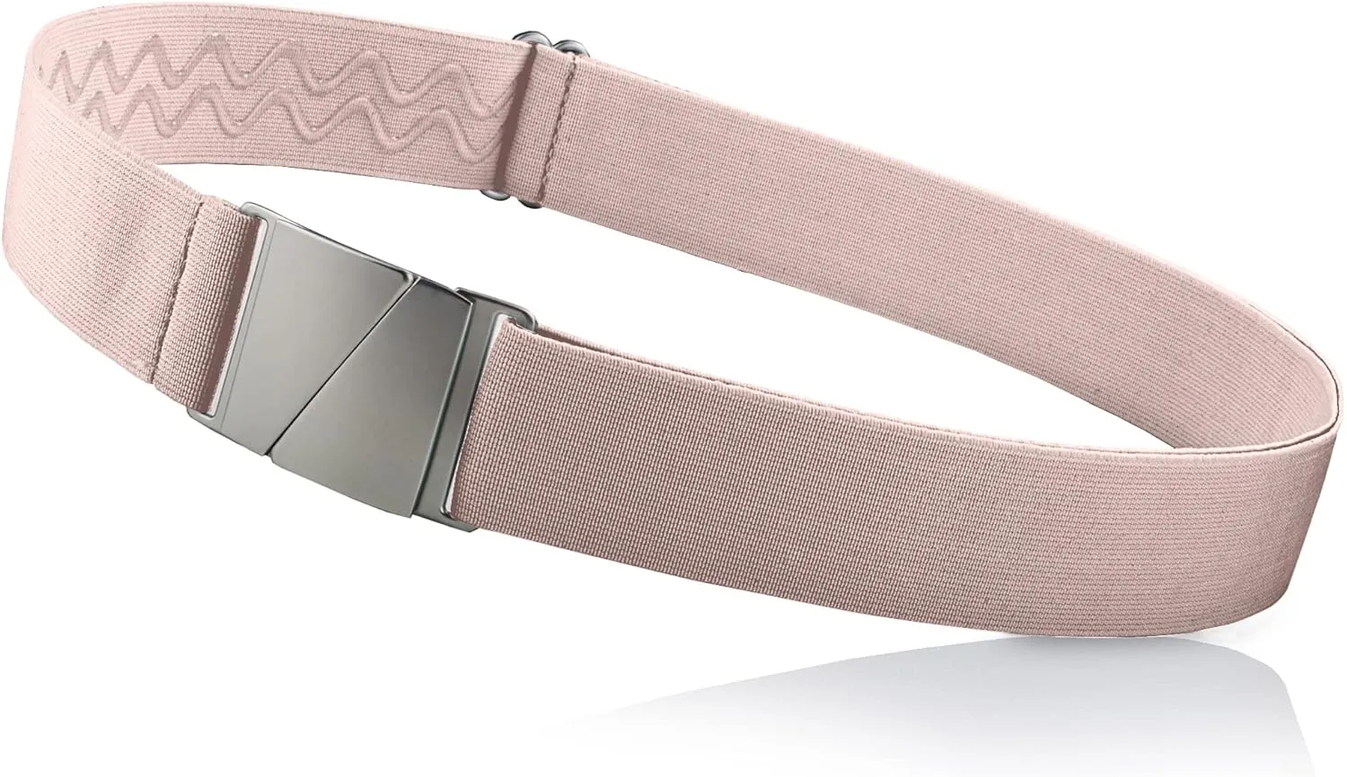 No Show Invisible Elastic Belts for Women & Men 1.5" adjustable Non Slip Fits waist upto 50 Inch. Designed in USA.