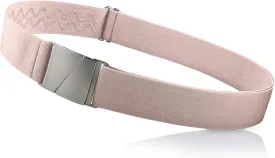 No Show Invisible Elastic Belts for Women & Men 1.5" adjustable Non Slip Fits waist upto 50 Inch. Designed in USA.