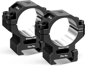 Precision Scope Rings, Precision Pre-lapped Riflescope Mounts for Picatinny Rails