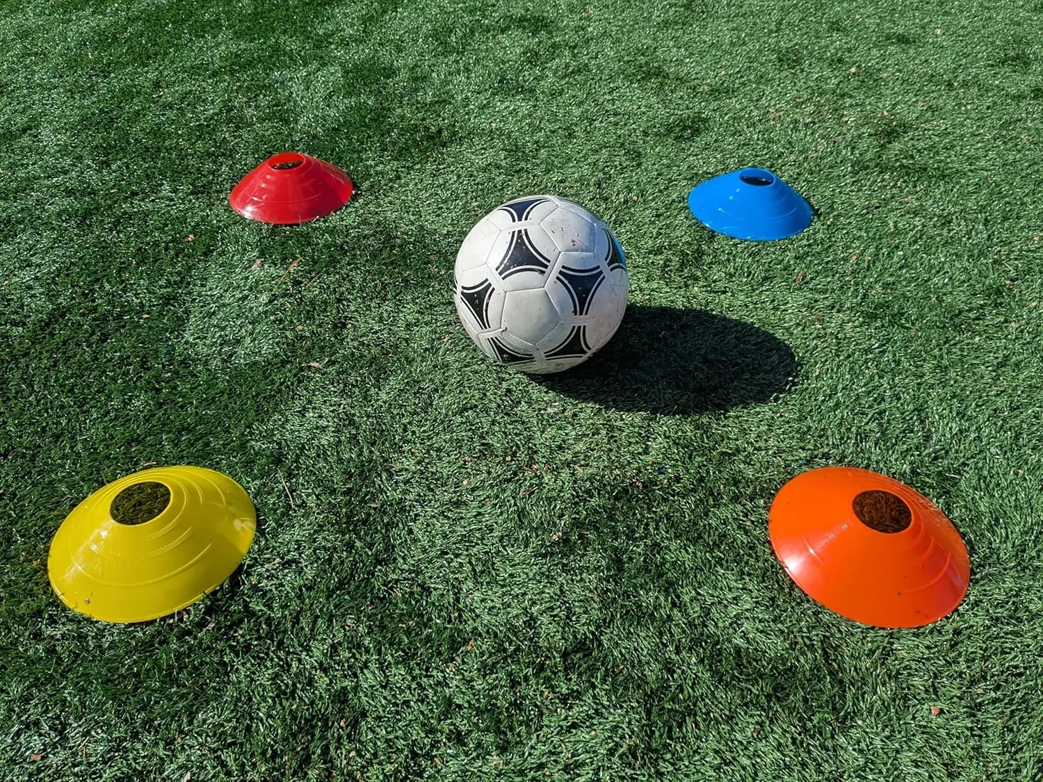 Sports Training Cones (Set of 40) - APEX PRO Sports - Training Cones Agility Soccer Cones with Carry Strap for Training, Soccer, Football, Basketball,Kids and Other Sports and Games