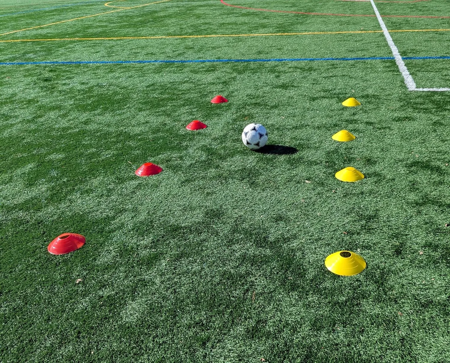 Sports Training Cones (Set of 40) - APEX PRO Sports - Training Cones Agility Soccer Cones with Carry Strap for Training, Soccer, Football, Basketball,Kids and Other Sports and Games