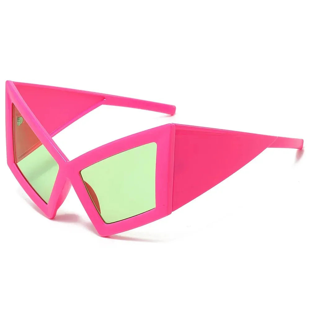 TEEK - Oversized Pop Era Cat Eye Sunglasses