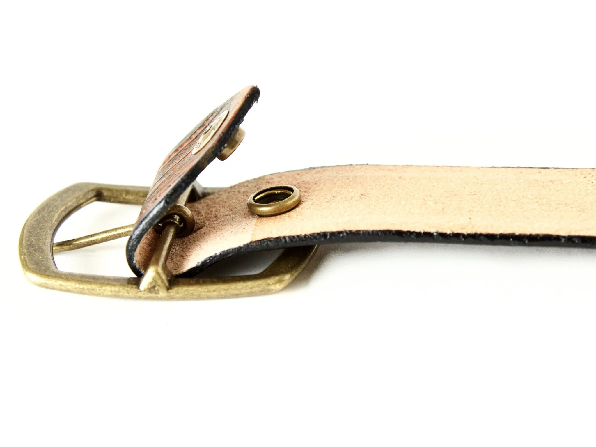 Tread Herring Wide Leather Belt