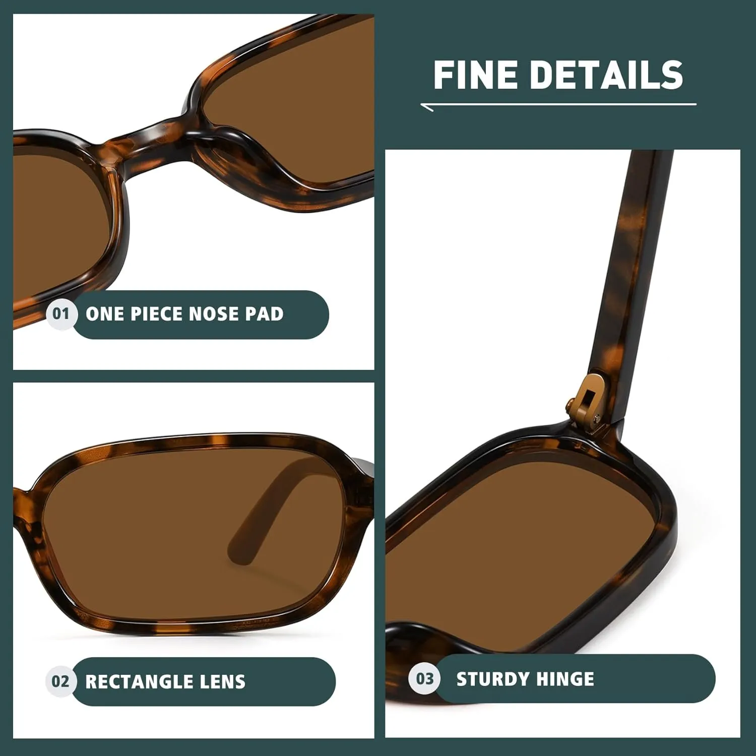 WOWSUN Retro Oval Sunglasses Womens Trendy Sun Glasses Sunnies UV400 Protection